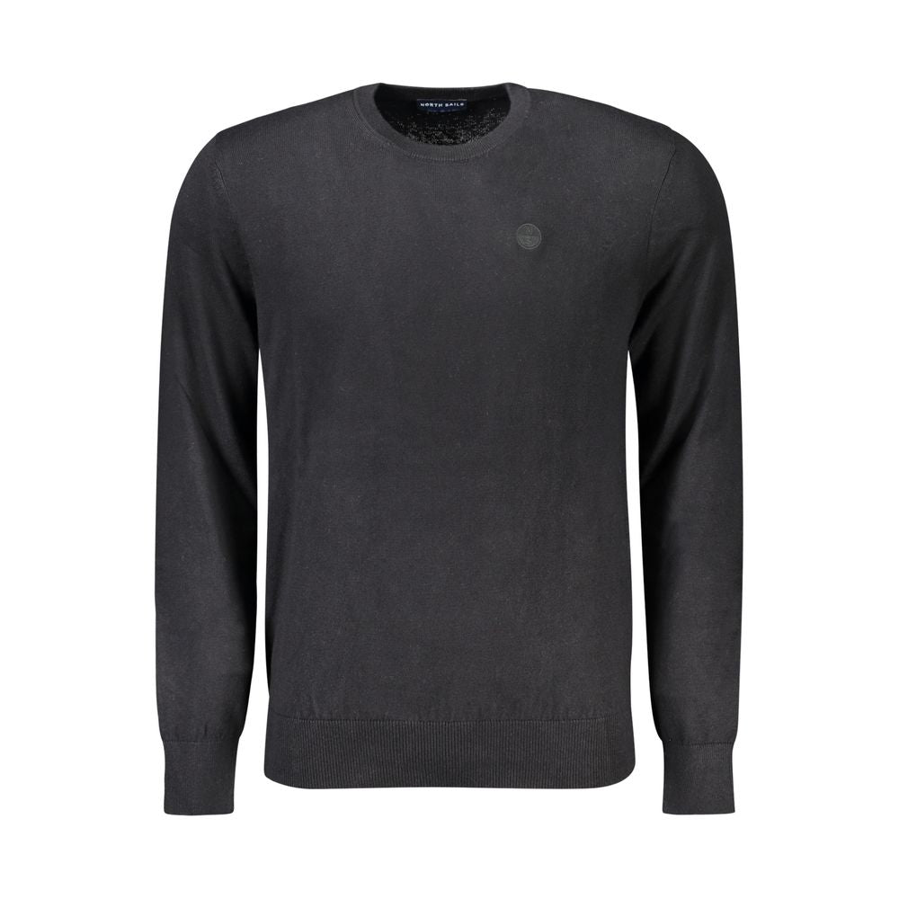 North Sails Black Cotton Men Sweater North Sails Dark Slate Gray
