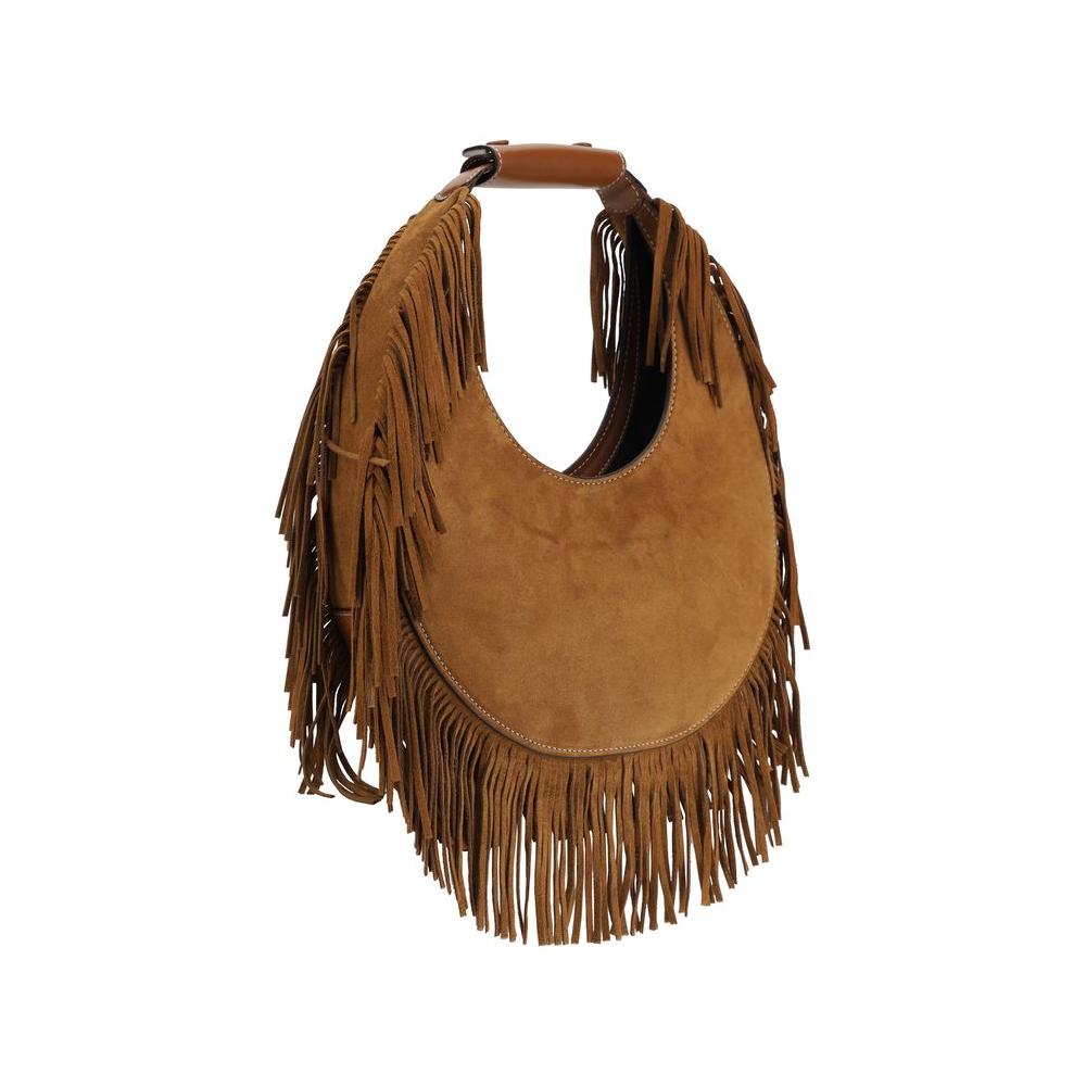 Staud Moon Shoulder Bag Staud Saddle Brown