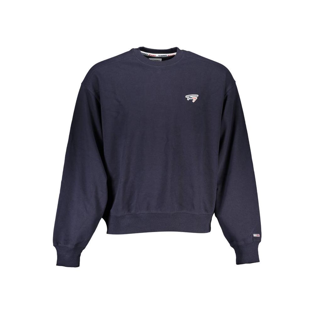 Tommy Hilfiger Blue Cotton Men Sweater Tommy Hilfiger Dark Slate Gray