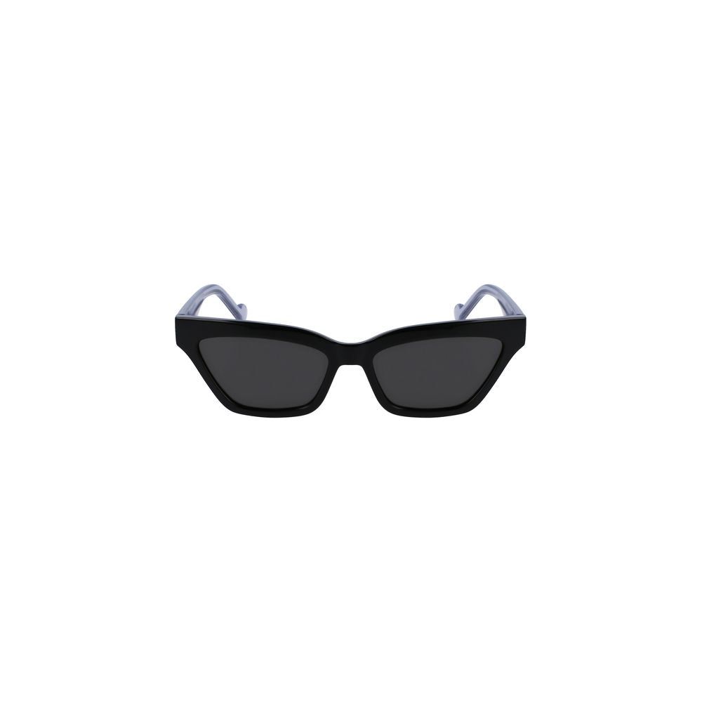Liu Jo Black Injected Women Sunglass Liu Jo Dark Slate Gray