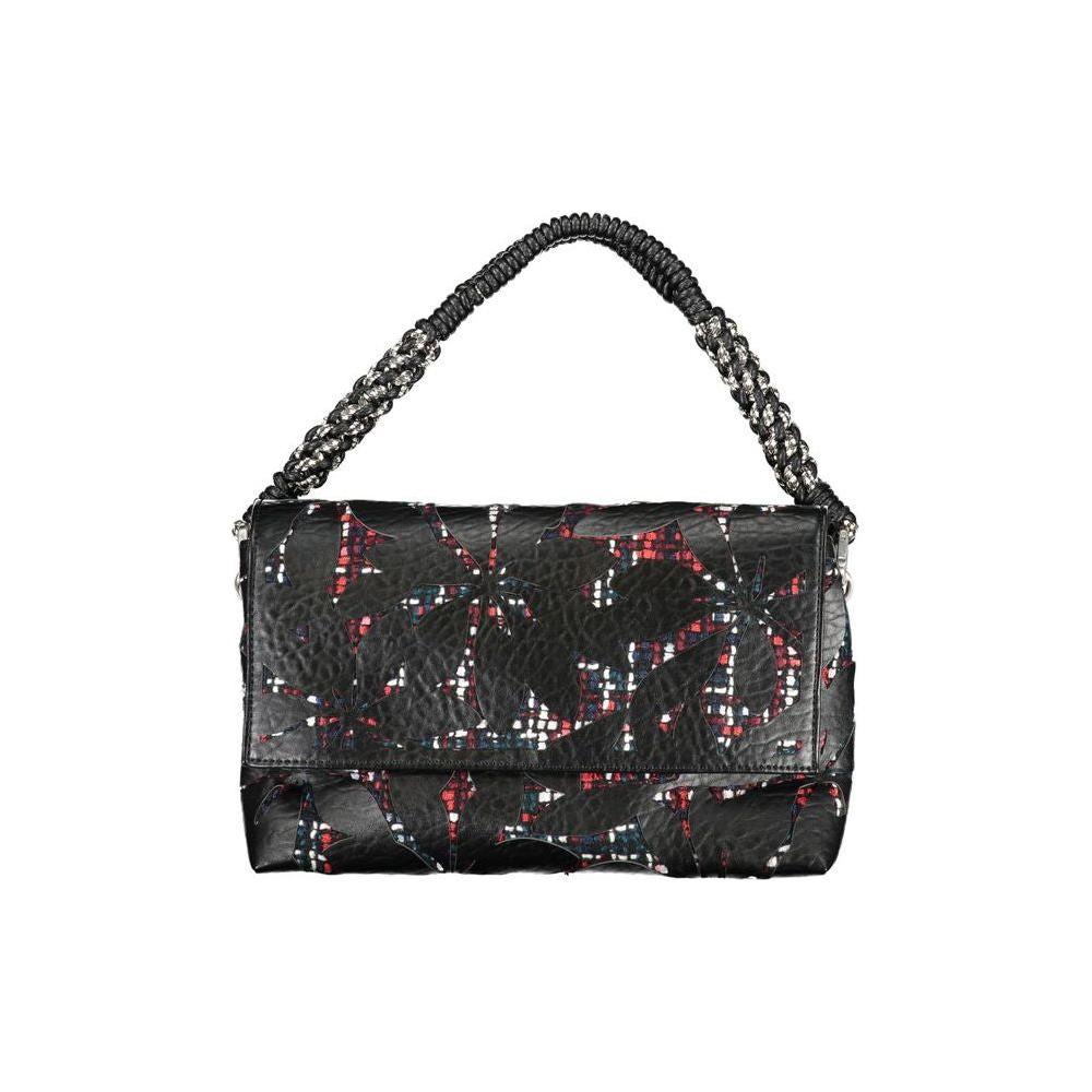 Desigual Black Polyethylene Handbag Desigual Dark Slate Gray