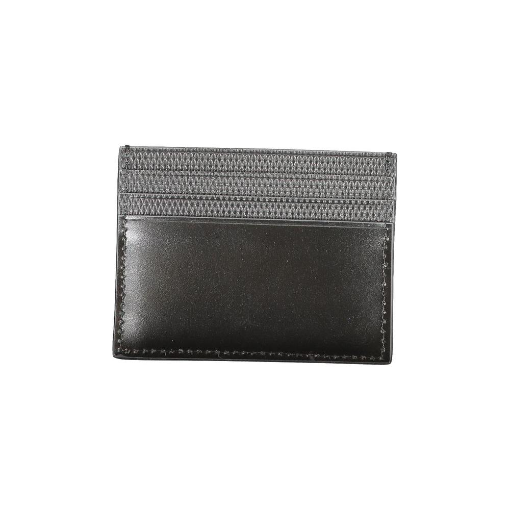 Calvin Klein Black Leather Wallet Calvin Klein Dark Slate Gray