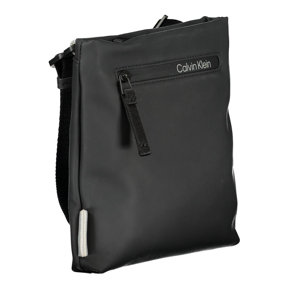 Calvin Klein sleek shoulder bag with contrast detail, adjustable strap, external and internal pockets for practical organization.