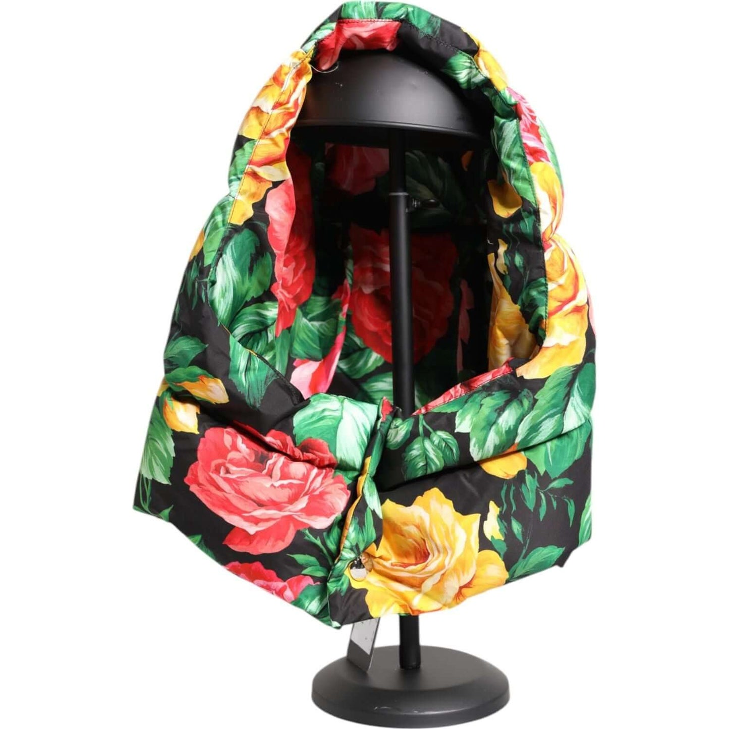 Dolce & Gabbana Multicolor Floral Print Whole Head Wrap Hat Dolce & Gabbana Dark Salmon