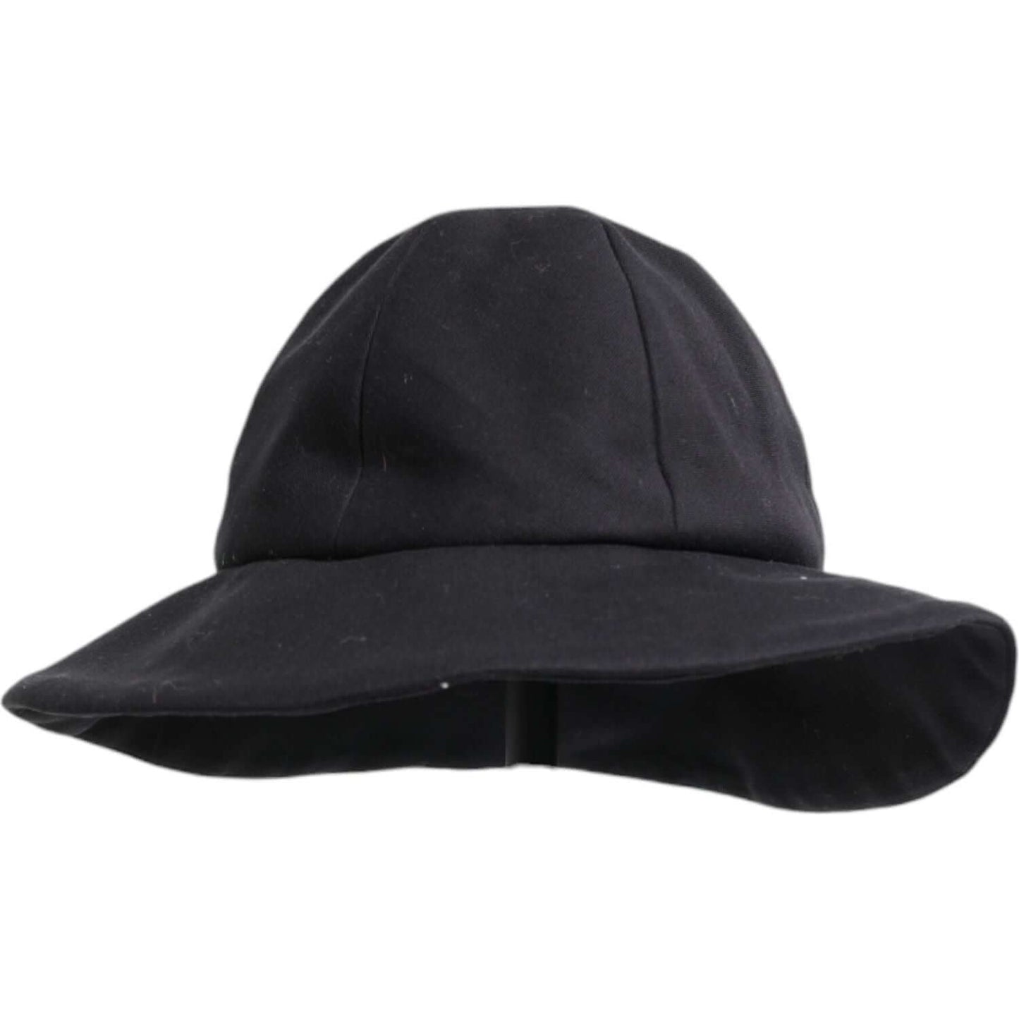 Dolce & Gabbana Black Cotton Wide Brim Bucket Hat Dolce & Gabbana Dark Slate Gray