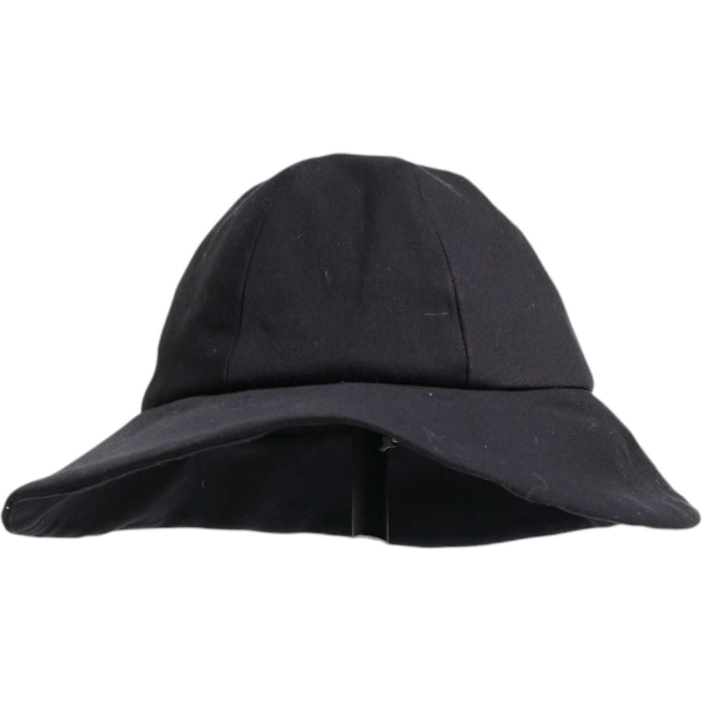 Dolce & Gabbana Black Cotton Wide Brim Bucket Hat Dolce & Gabbana Dark Slate Gray