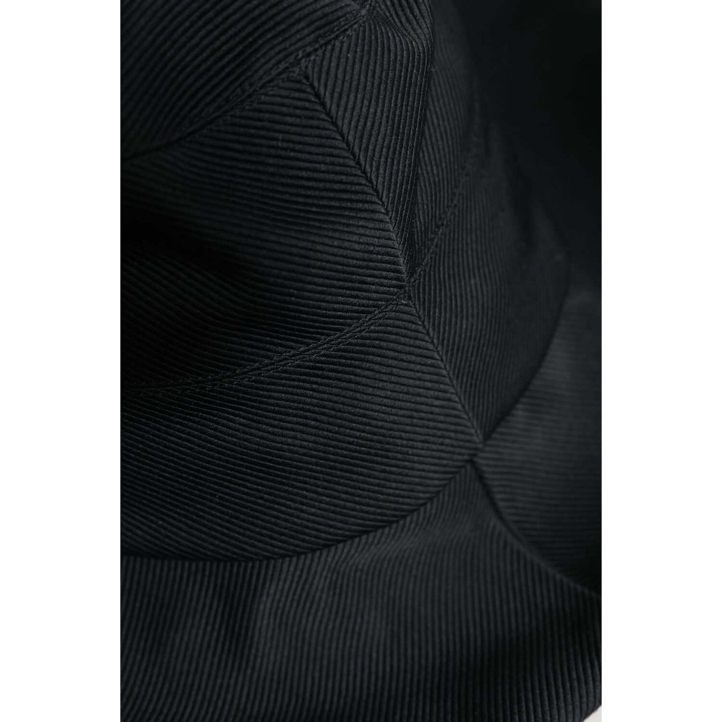 Dolce & Gabbana Black Cotton Wide Brim Fedora Hat Dolce & Gabbana Black