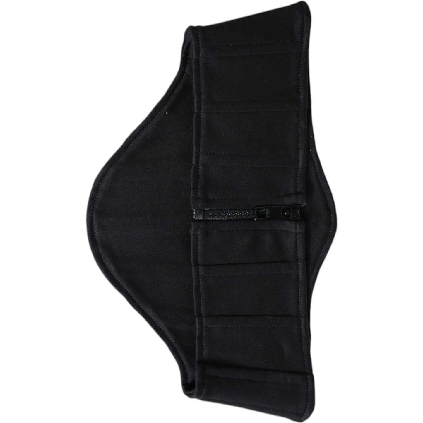 Dolce & Gabbana Black Cotton Waist Tuxedo Belt Cummerbund Dolce & Gabbana Black