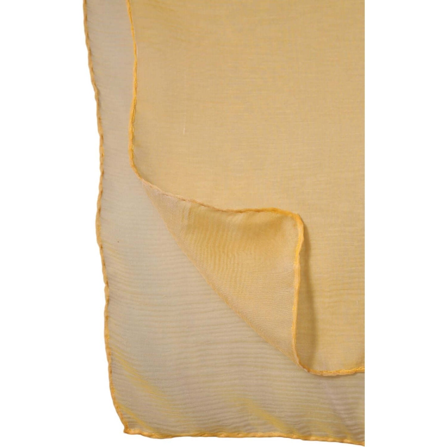Dolce & Gabbana Yellow Silk Rectangle Wrap Shawl Scarf Dolce & Gabbana Tan