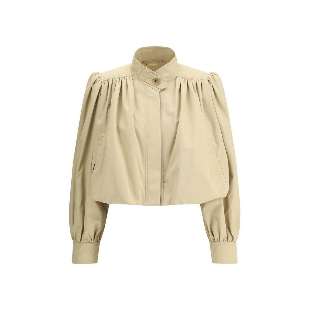 Chloé Cropped Jacket Chloé Tan