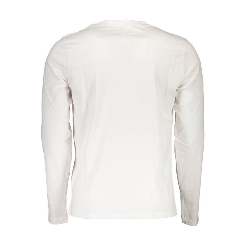 North Sails White Cotton Men TShirt North Sails Beige