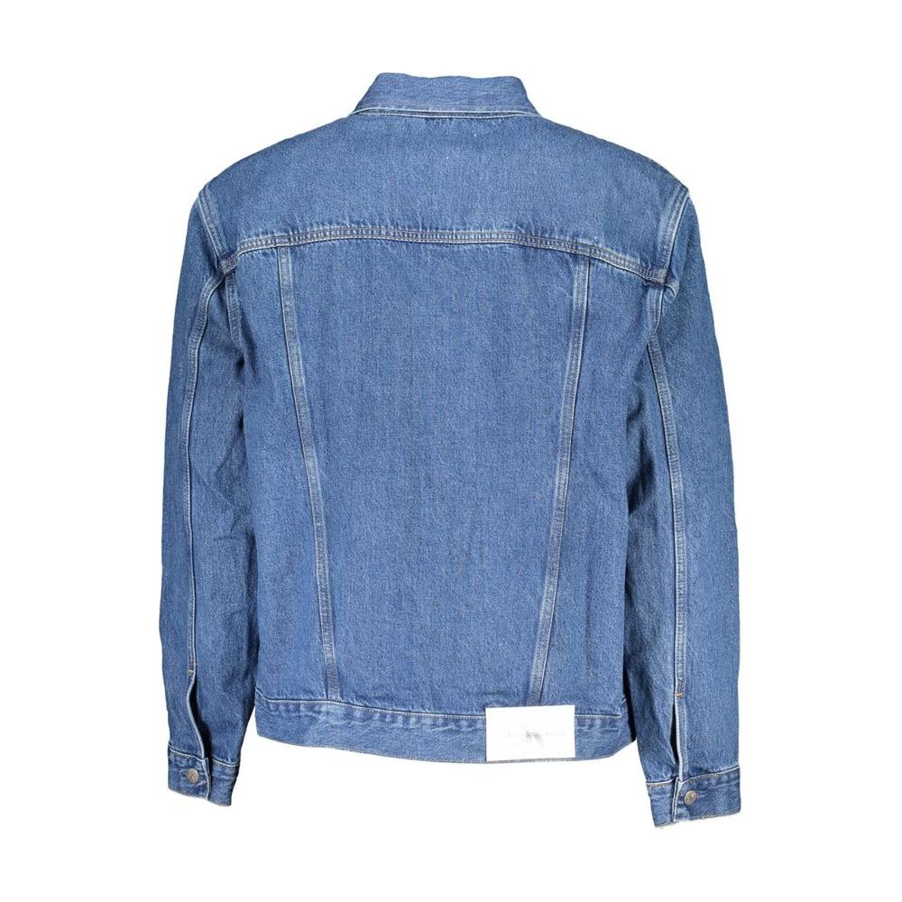 Calvin Klein Elegant Denim Charm - Casual Jacket Calvin Klein Slate Gray