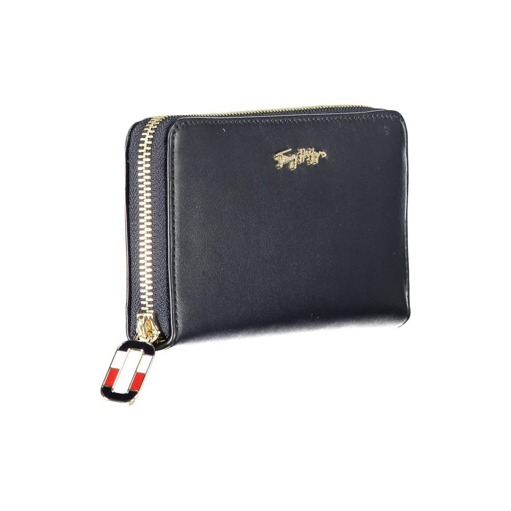 Tommy Hilfiger Blue Leather Women Wallet Tommy Hilfiger Dark Slate Gray