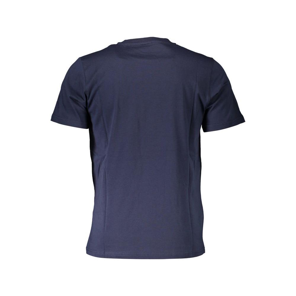 North Sails Blue Cotton Men T-Shirt North Sails Dark Slate Gray