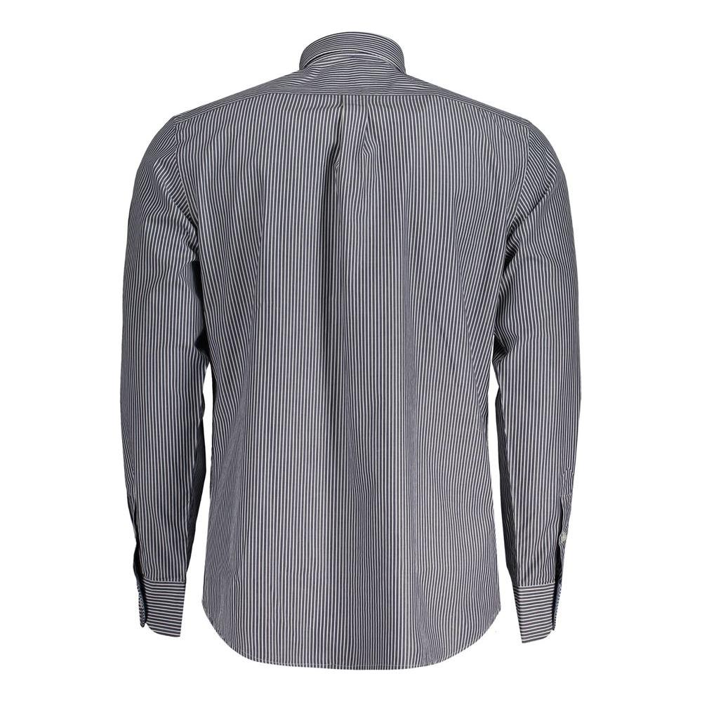 Harmont & Blaine Blue Cotton Shirt Harmont & Blaine Dark Slate Gray