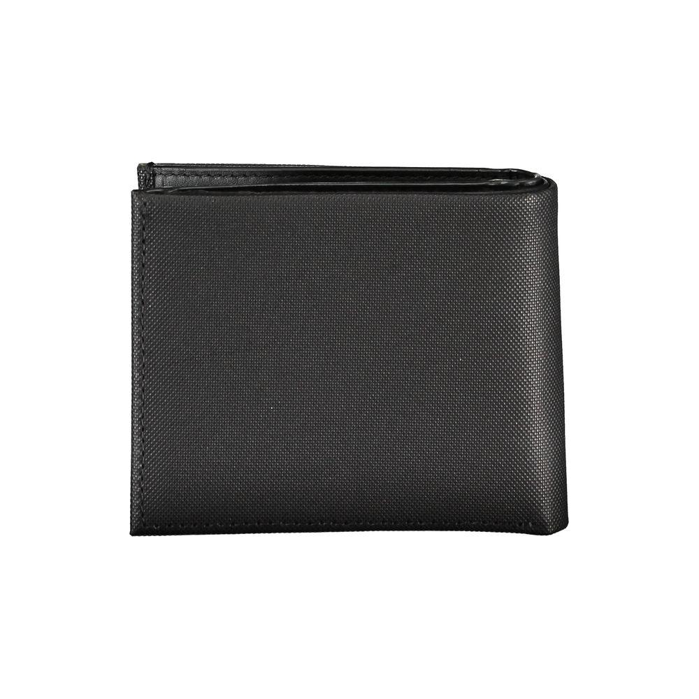 Calvin Klein elegant black leather wallet with RFID block, crafted for the modern man, 100% leather, stylish and secure.