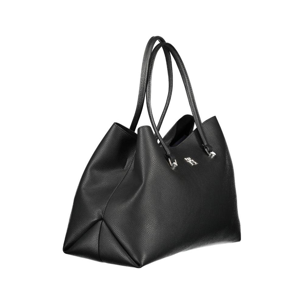 Tommy Hilfiger Black Polyester Women Handbag Tommy Hilfiger Dark Slate Gray