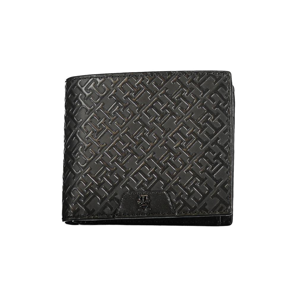 Tommy Hilfiger Sleek Bifold Leather Wallet with Coin Purse Tommy Hilfiger Dark Slate Gray