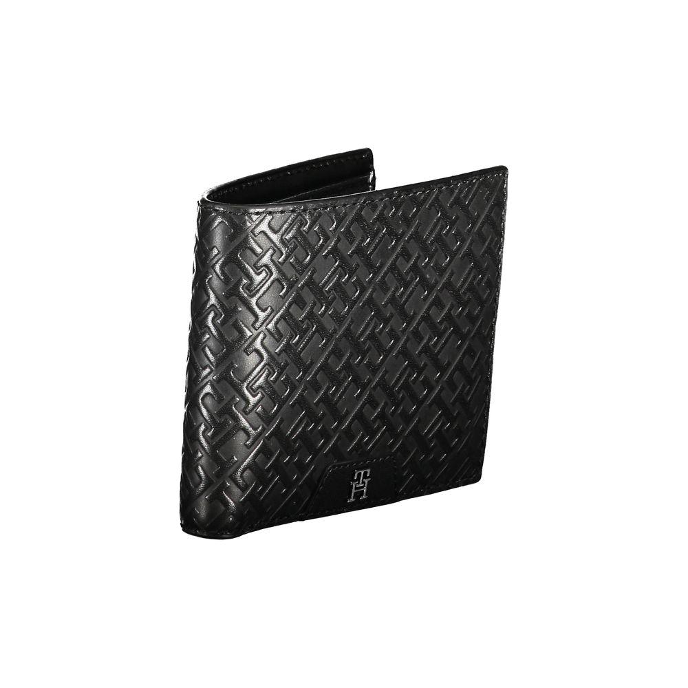 Tommy Hilfiger Sleek Bifold Leather Wallet with Coin Purse Tommy Hilfiger Dark Slate Gray