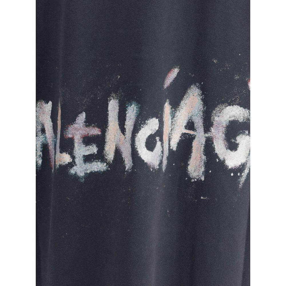 Balenciaga Oversized T-Shirt Balenciaga Dark Slate Gray