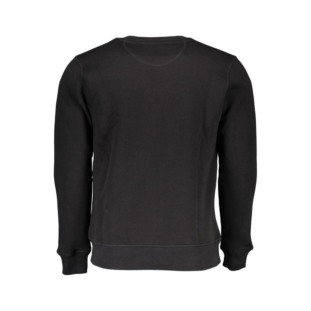 North Sails Black Cotton Men Sweater North Sails Dark Slate Gray