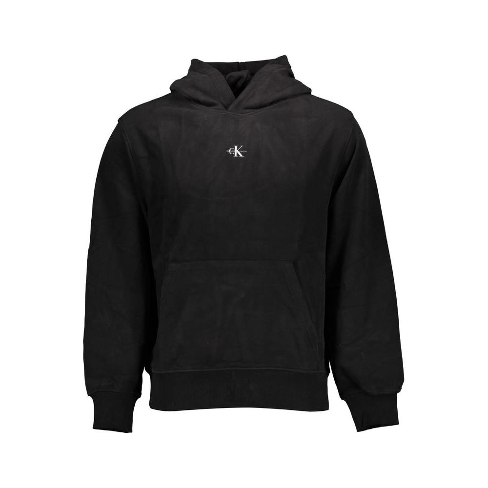 Calvin Klein Black Cotton Men Sweater Calvin Klein Black