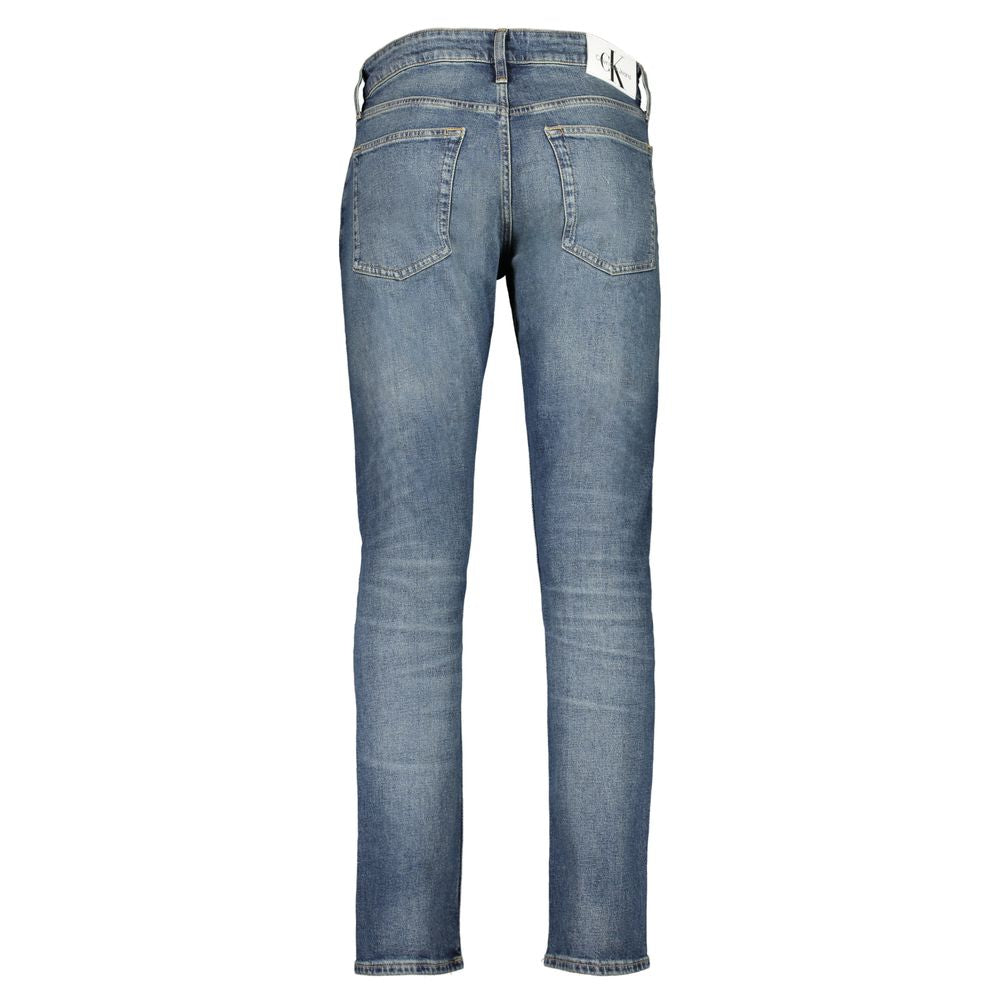 Calvin Klein Blue Cotton Jeans & Pant Calvin Klein Slate Gray