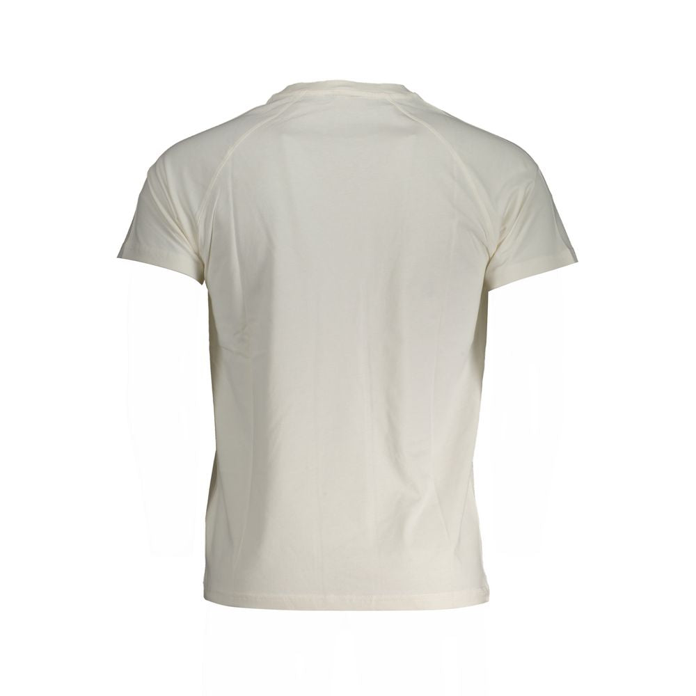 K-WAY White Cotton T-Shirt K-WAY Gray