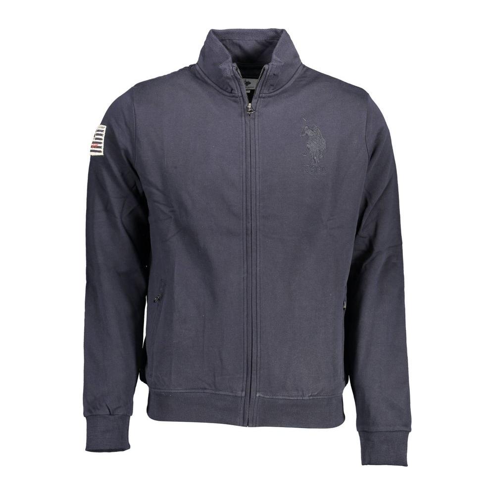 U.S. POLO ASSN. Blue Cotton Men Sweater U.S. POLO ASSN. Dark Slate Gray