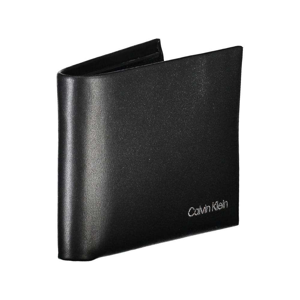 Calvin Klein Black Polyester Men Wallet Calvin Klein Dark Slate Gray
