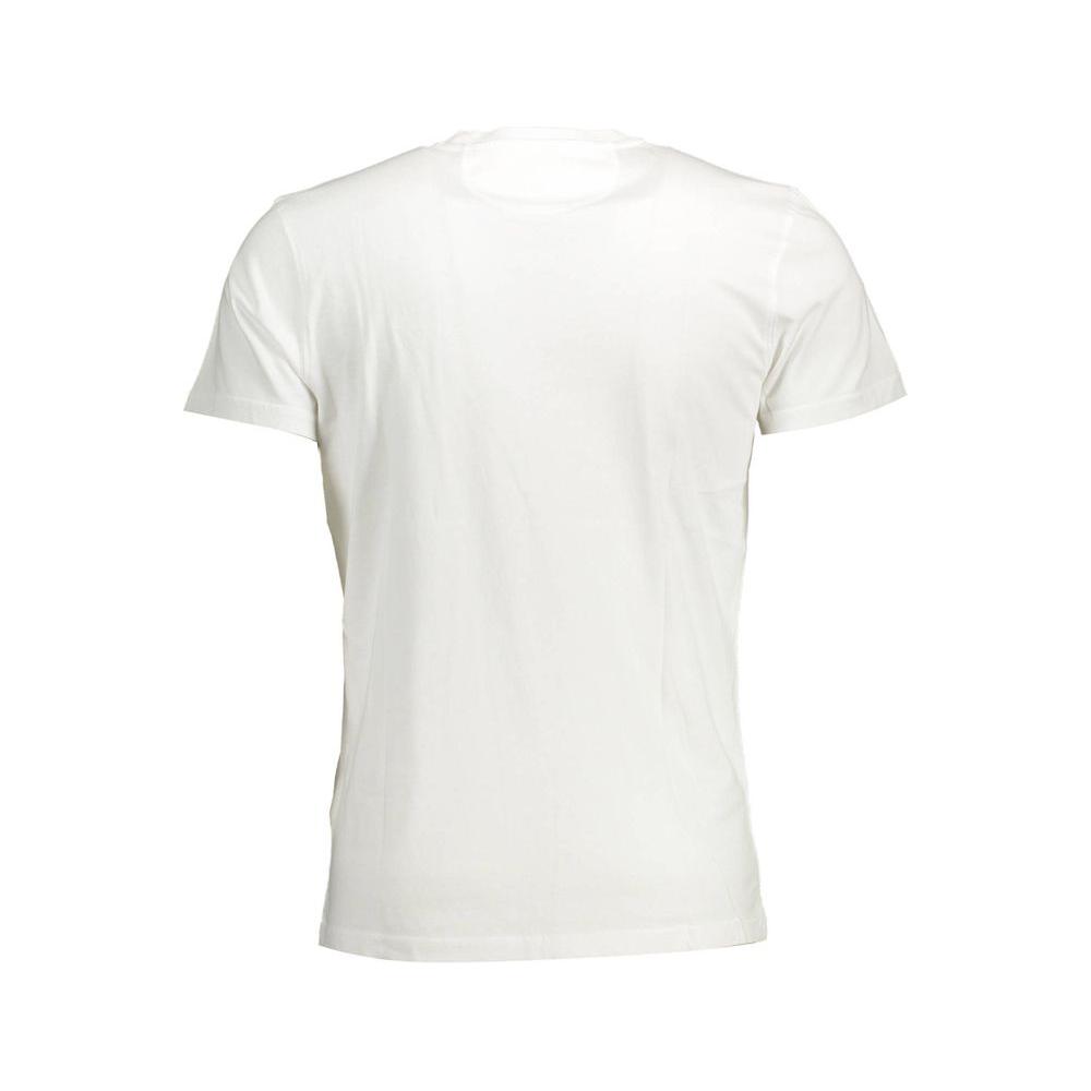 La Martina White Cotton Men T-Shirt La Martina Beige