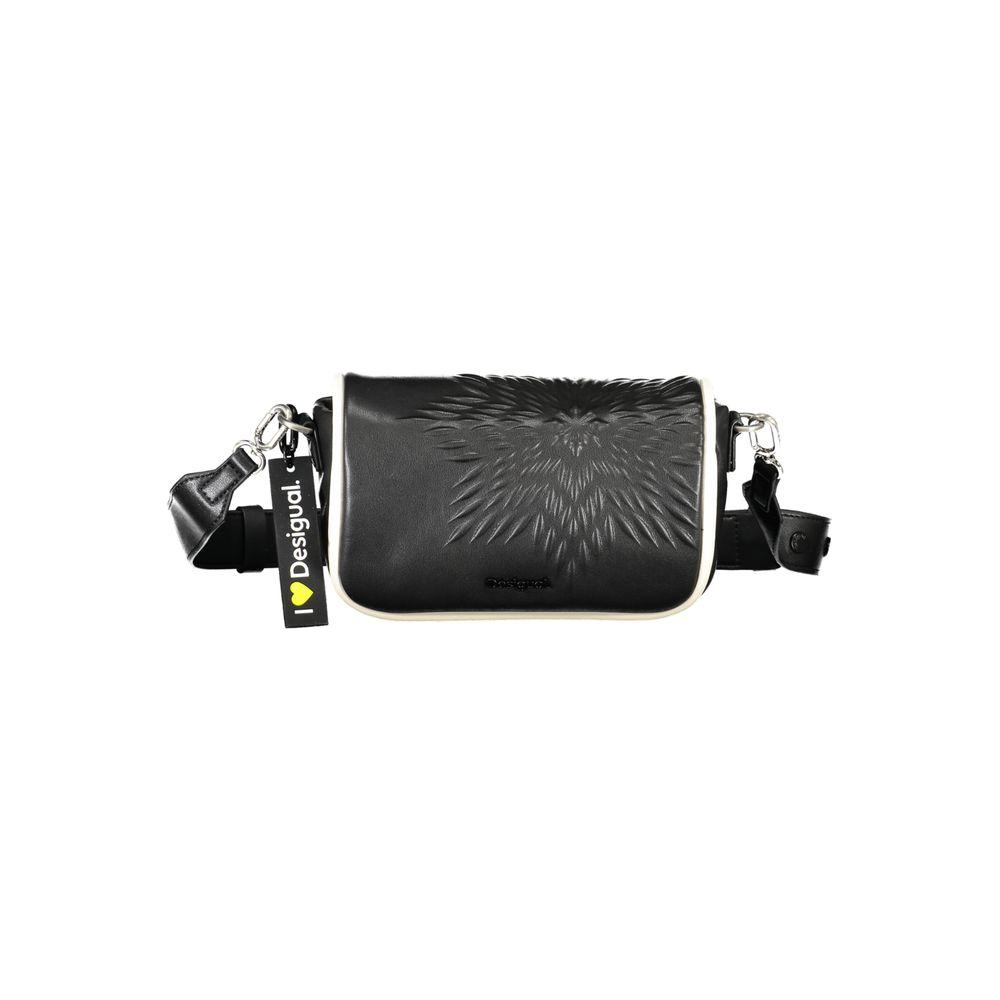 Desigual Black Polyethylene Handbag Desigual Dark Slate Gray