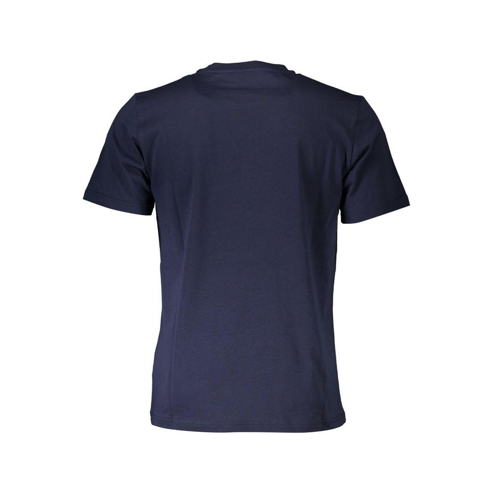 North Sails Blue Cotton Men T-Shirt North Sails Dark Slate Gray