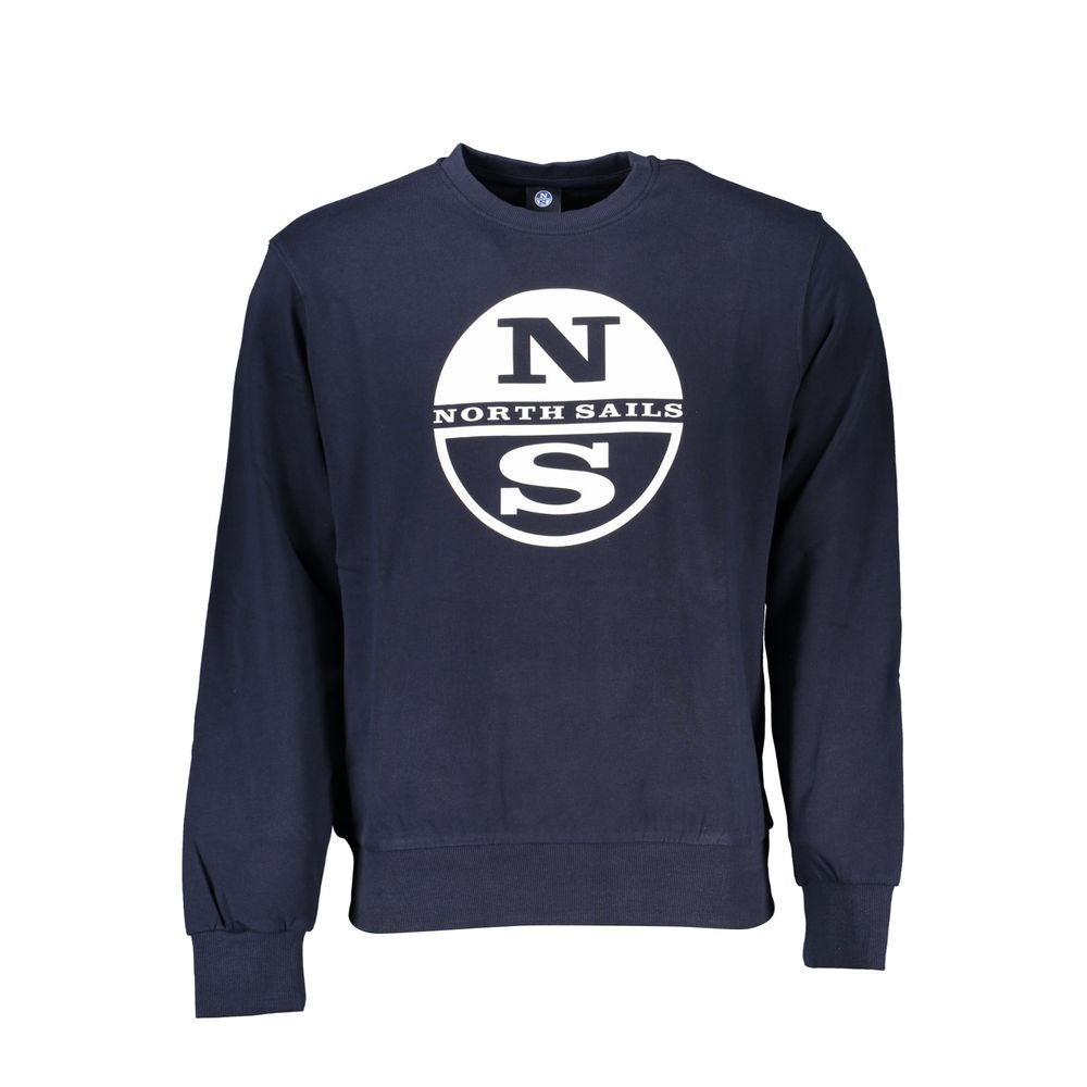 North Sails Blue Cotton Sweater North Sails Dark Slate Gray