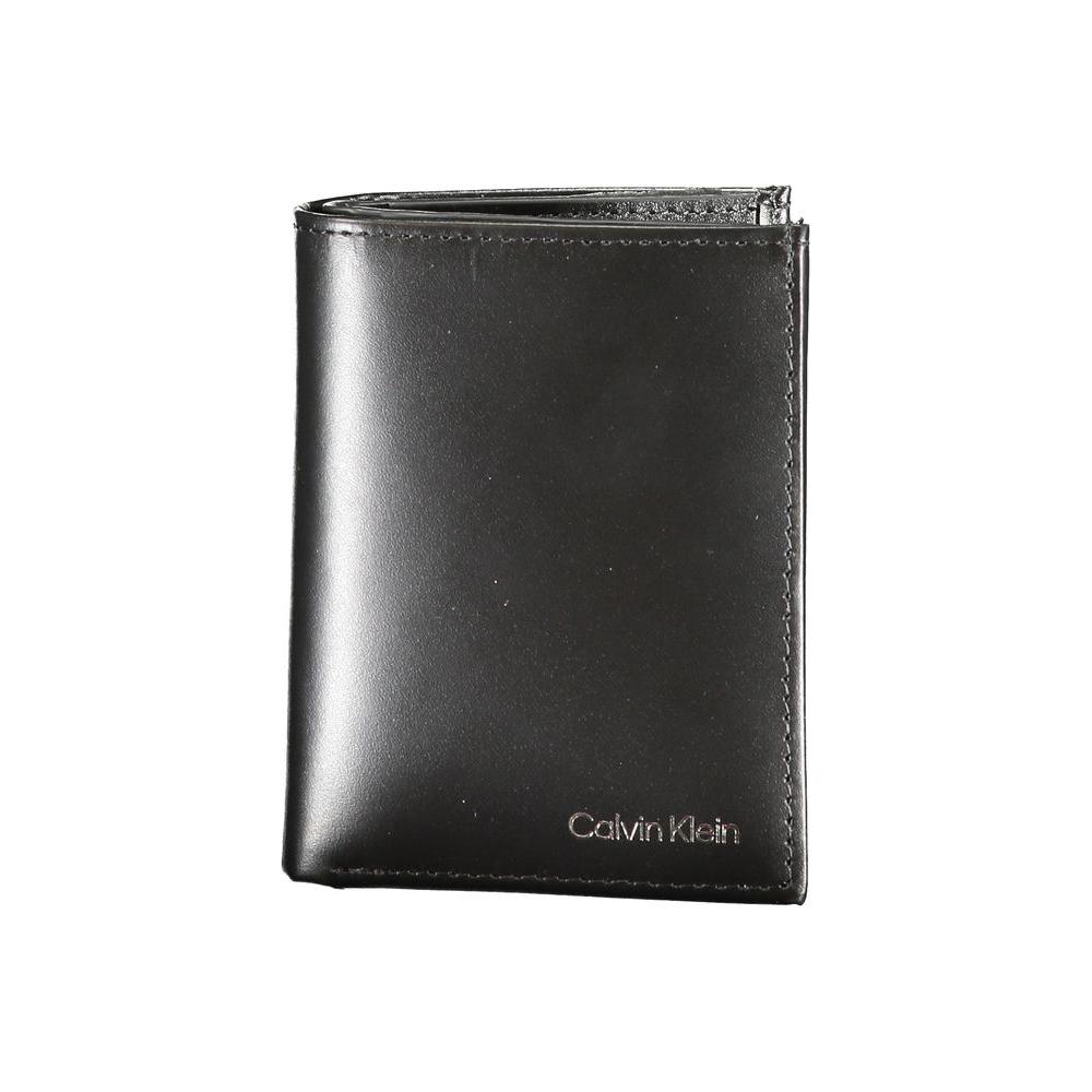 Calvin Klein Black Leather Wallet Calvin Klein Dark Slate Gray