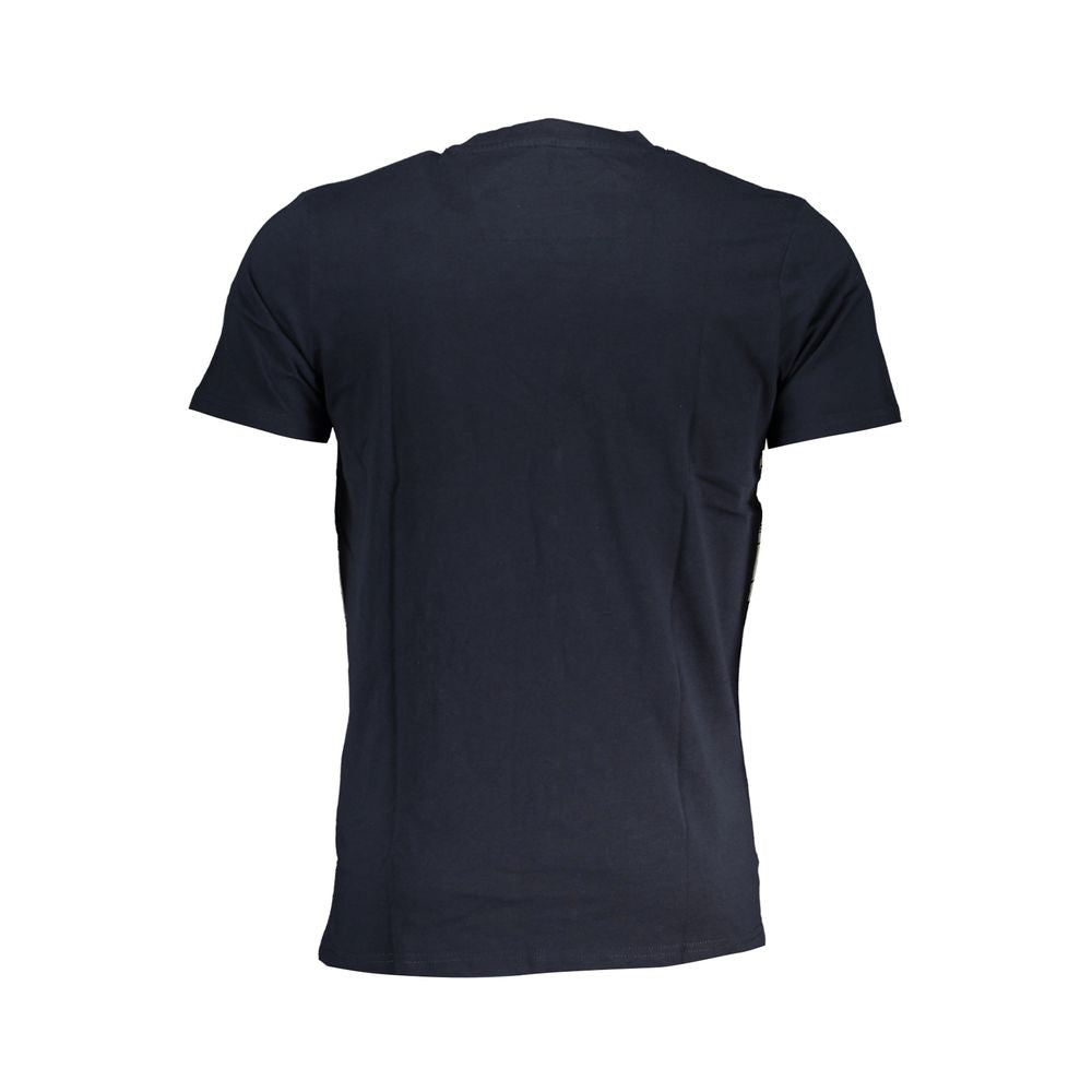 Cavalli Class Blue Cotton T-Shirt Cavalli Class Dark Slate Gray