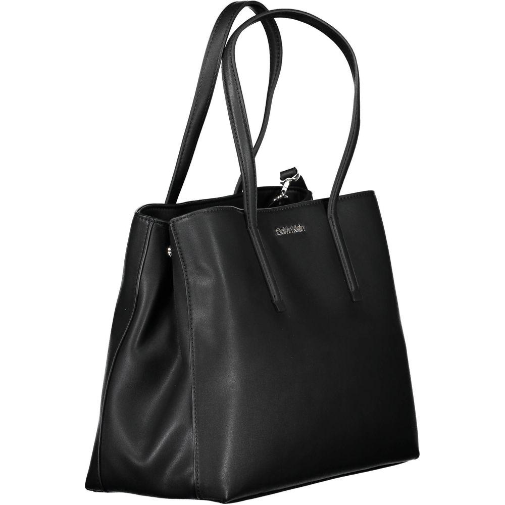 Calvin Klein Black Polyester Women Handbag Calvin Klein Dark Slate Gray