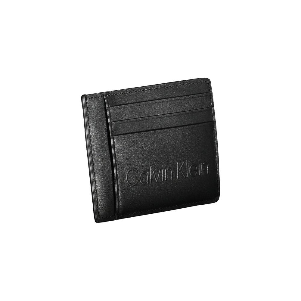 Calvin Klein Black Polyethylene Men Wallet Calvin Klein Dark Slate Gray