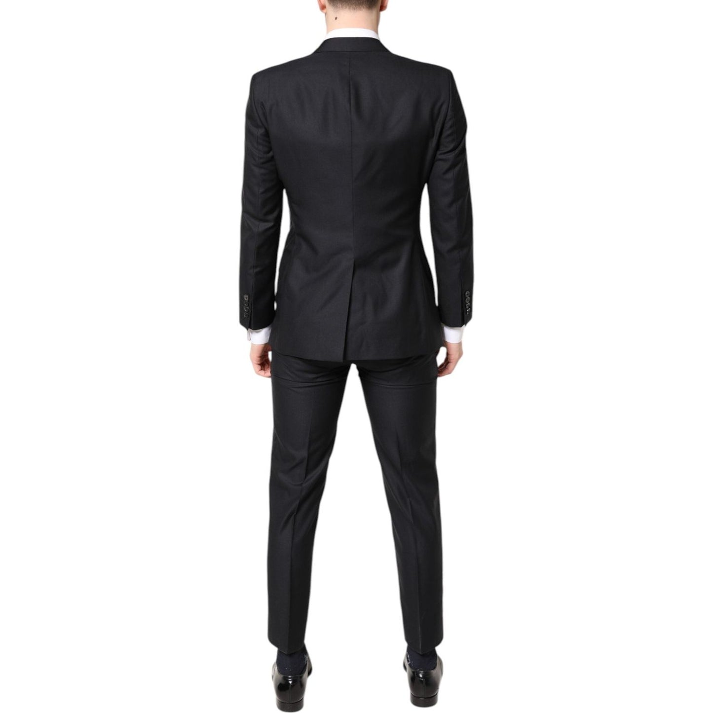 Dolce & Gabbana Blue MARTINI Wool Formal 3 Piece Suit