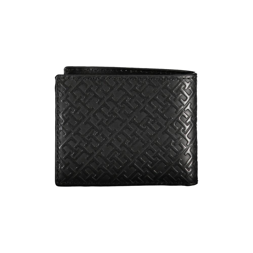Tommy Hilfiger Elegant Leather Double Card Wallet Tommy Hilfiger Dark Slate Gray