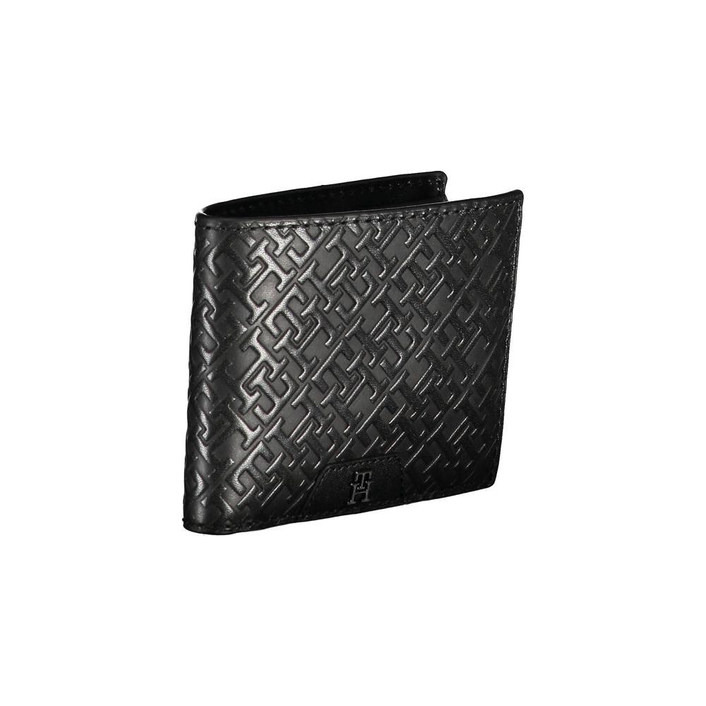 Tommy Hilfiger Elegant Leather Double Card Wallet Tommy Hilfiger Dark Slate Gray