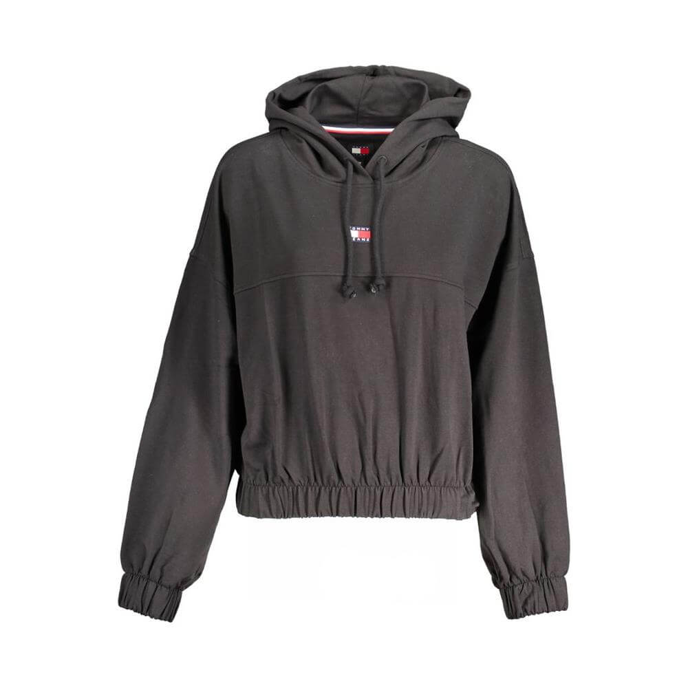 Tommy Hilfiger Black Cotton Sweater Tommy Hilfiger Dark Slate Gray