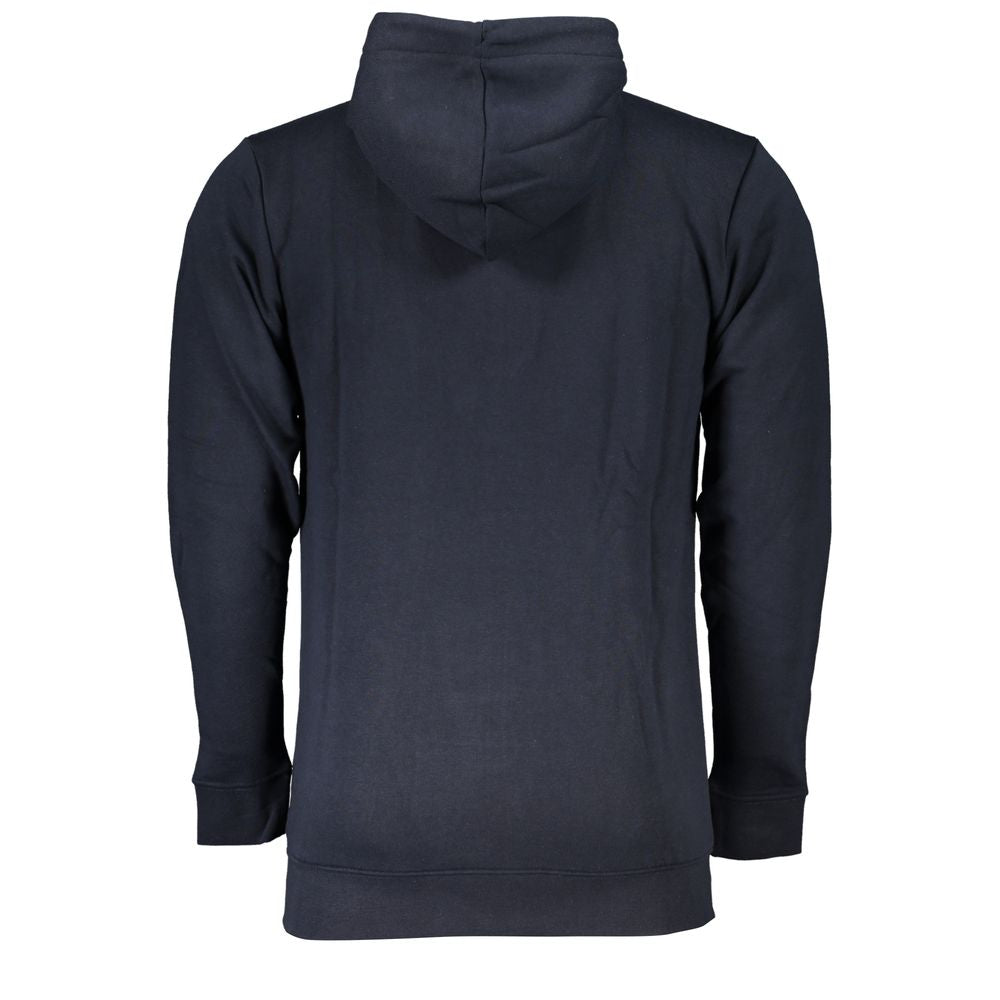 Cavalli Class Blue Cotton Mens Sweater Cavalli Class Dark Slate Gray
