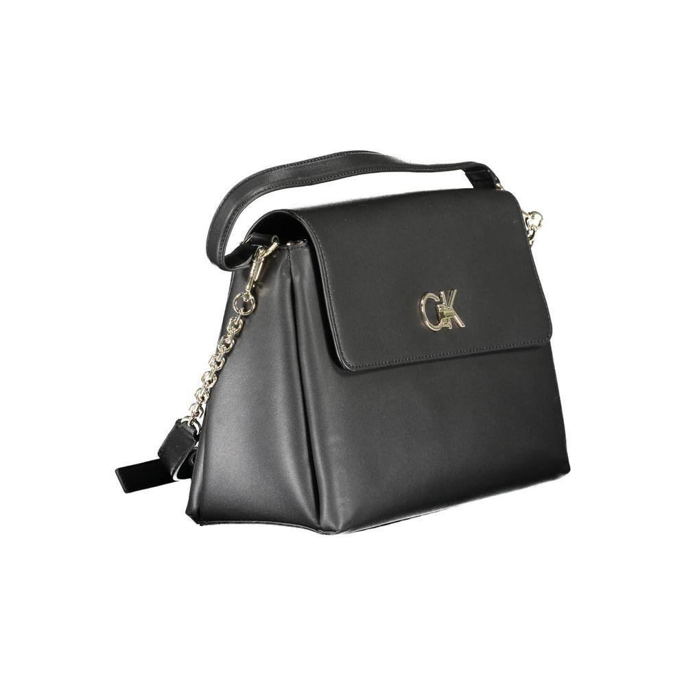 Calvin Klein Black Polyester Women Handbag Calvin Klein Dark Slate Gray