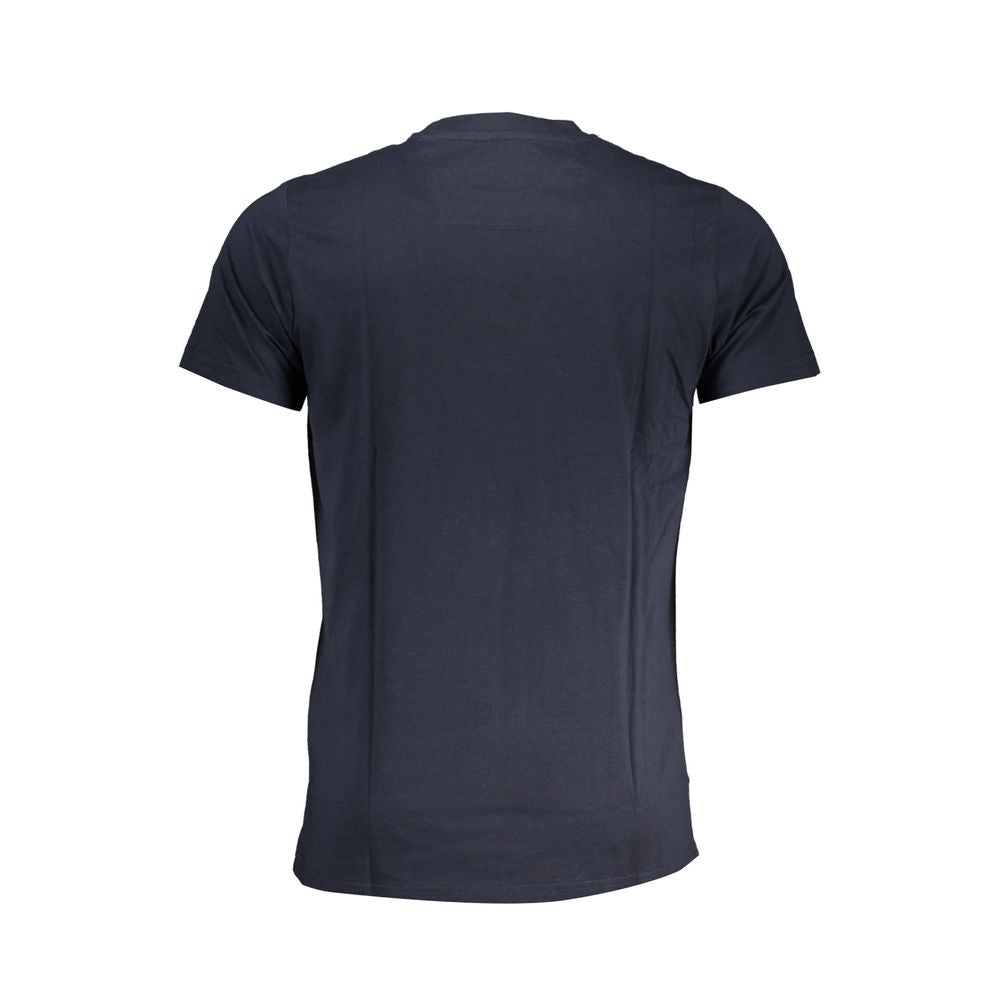 Cavalli Class Blue Cotton T-Shirt Cavalli Class Dark Slate Gray