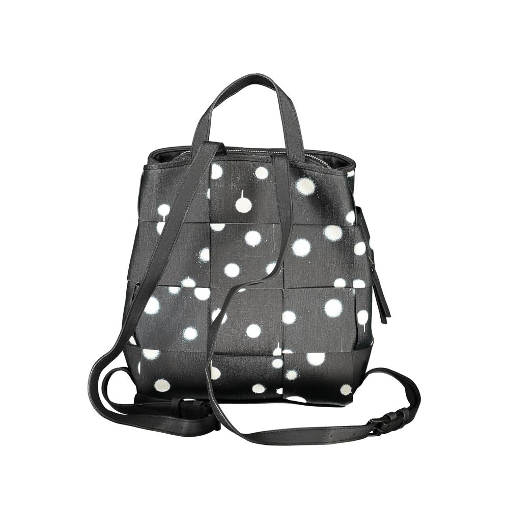 Desigual Black Polyethylene Backpack Desigual Dark Slate Gray