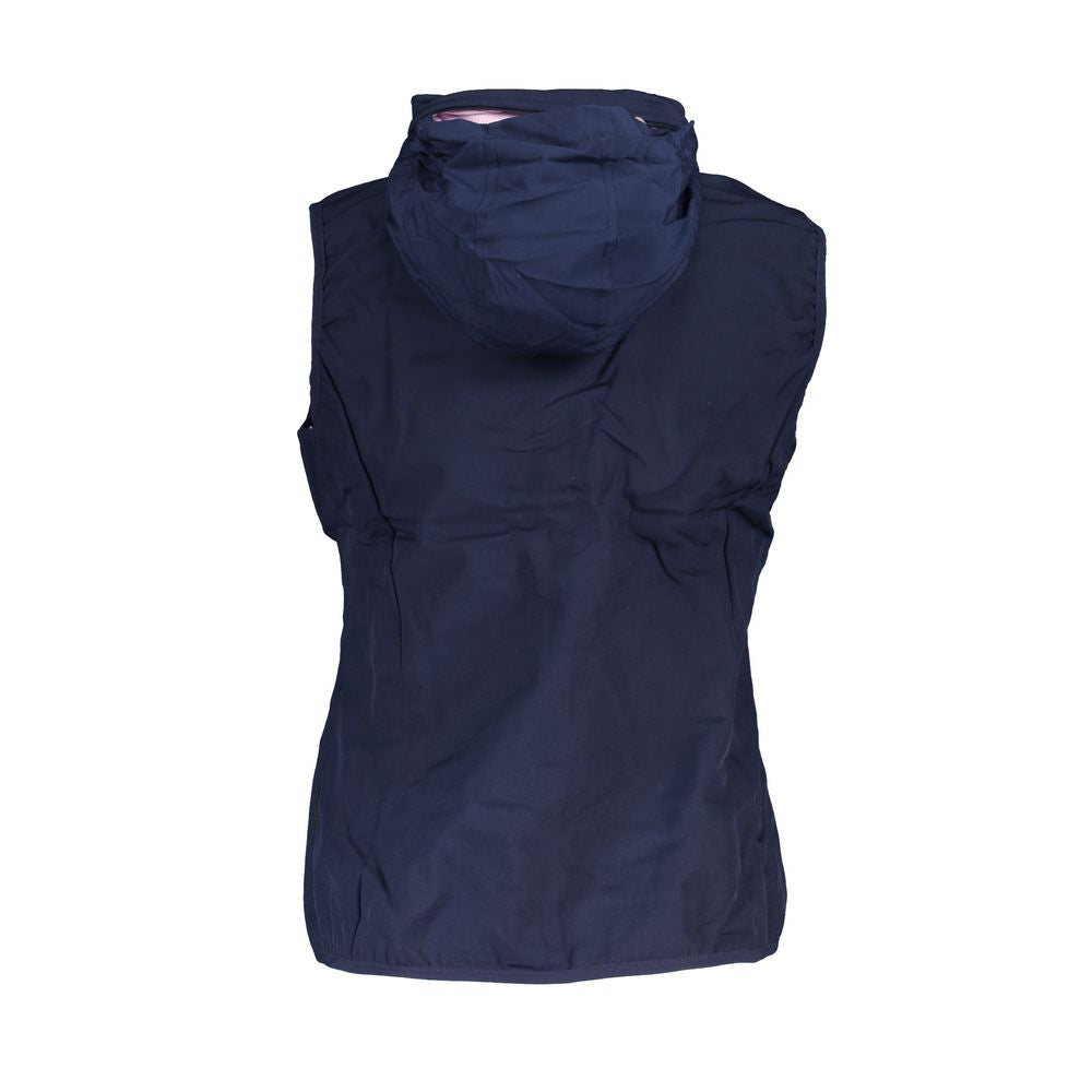 Scuola Nautica Blue Polyester Jackets & Coat Scuola Nautica Dark Slate Gray