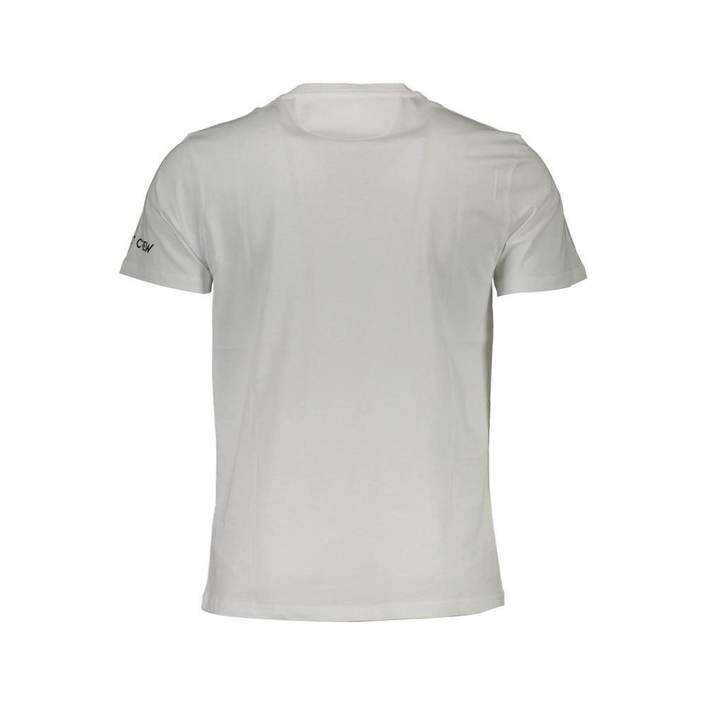 La Martina White Cotton Men T-Shirt La Martina Gray