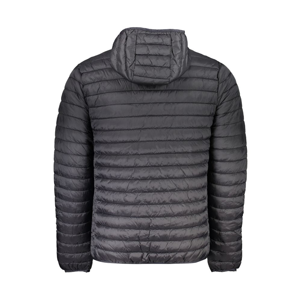North Sails Black Polyamide Men Jacket North Sails Dark Slate Gray