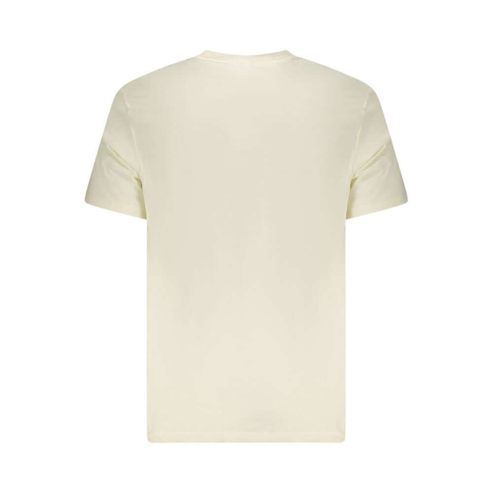 Lee Beige Cotton Men T-Shirt Lee Light Gray